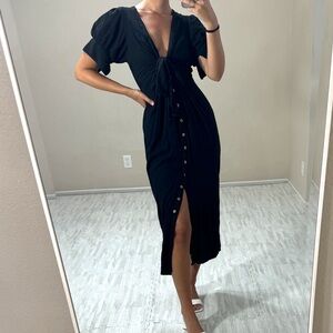 Free People Button Down Dress